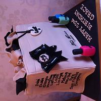 My first bag cake - Ted Baker Bowcon