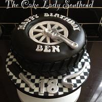 Tyre cake