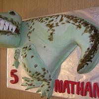 T-Rex cake 