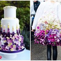 Fashion Inspired Wedding Cake