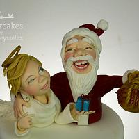 Santa Claus with "Christkind"