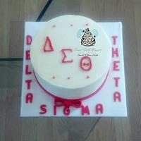 Delta Sigma Theta Birthday Cake