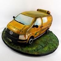3D VW transporter cake