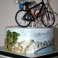 Keen cyclist cake