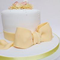 Neutral Baby Shower Cake