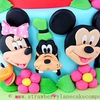 Mickey Mouse Club House and Friends 1st Birthday Cake