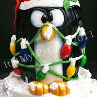 Dimensional Christmas Penguin