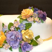 Birthday: Purple Gold & White Theme