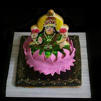 Goddess Lakshmi Sugar Cookie by Sumeru Creations