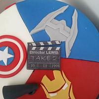Marvel Cake Iron Man Captain America & Thor