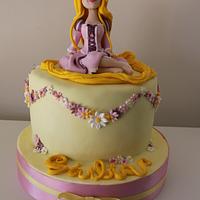 Rapunzel choko cake for Giulia