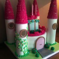 Girly Castle Cake