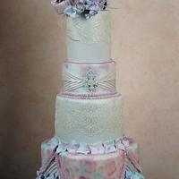 Wedding Cake "hydrangea splendor"