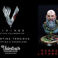 Ragnar Lothbrok for Vikings the cake collaboration 