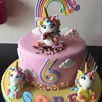 Unicorn birthday cake 