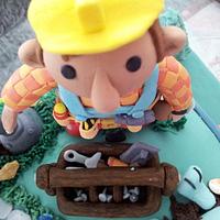 Bob the builder cake