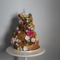 Vintage Bling Fairytale Cake