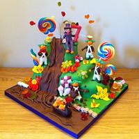 Willy Wonka Birthday Cake
