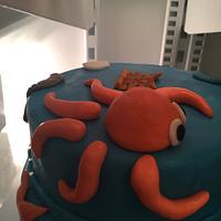 Octopus & Sea Life Cake