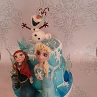 Disneys frozen cake