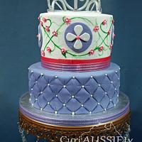 Princess Sofia the first theme cake