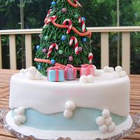 My family Christmas cake - December 2012