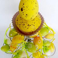 Speckled Easter Cupcake