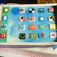 iPad cake 