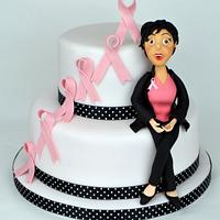 Breast Cancer cake