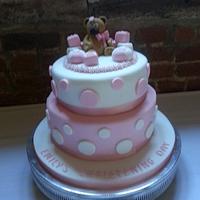 Christening cake Christening cake