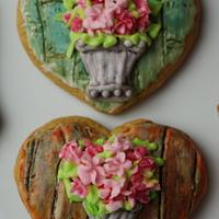 Antique Flower Pots Cookies