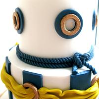 Nautical anniversary cake (design by Eva Salazar)