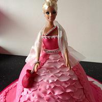 pink princess cake