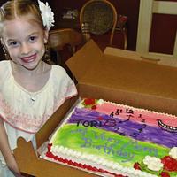 Alice in wonderland Abstract birthday cake