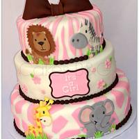 Sweet safari cake