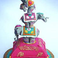 Indian inspiration Hindu Cake.