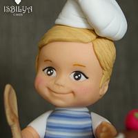 Topper for a baby chef