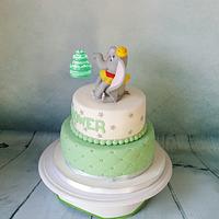 Babyshower cake with Dumbo