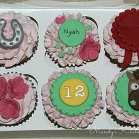 Pony Themed Cupcakes