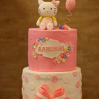 Hello Kitty Themed Cake