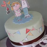 Charlie & Lola cake