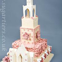 church wedding cake 