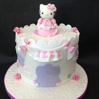 Hello Kitty Castle Cake 2!!