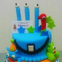 Little Monsters cake by Reposarte Ramos