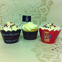 Queens Jubilee Cupcakes