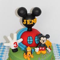 My first Mickey cake!