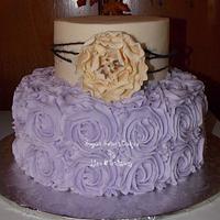 Purple & Ivory Bridal Shower