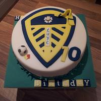Leeds United Football Cake