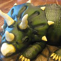 Triceratops cake
