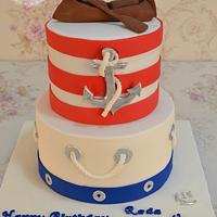 Sailor Birthday cake
